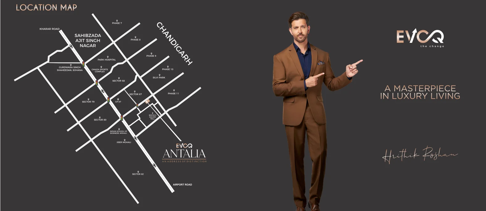 EVOQ Antalia location map
